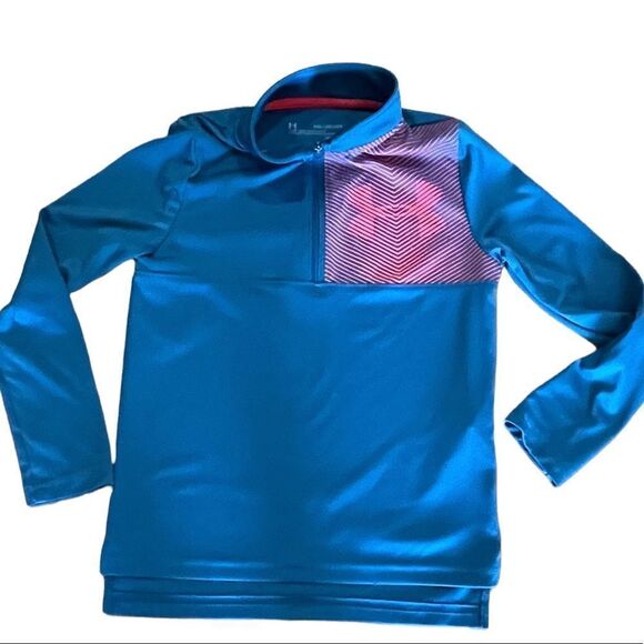 Under Armour Girls Sport Shirt, Youth XS - Picture 1 of 3
